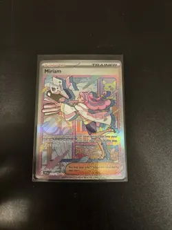 Pokemon TCG Miriam Scarlet & Violet Base Set Holo Special Trainer Card 251/198 - Image 1