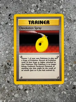 Pokemon TCG Cards Devolution Spray 72/102 Base Set Rare NM - Image 1