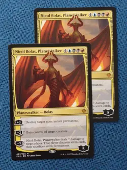 MTG 1x Nicol Bolas Planeswalker NM Archenemy: Nicol Bolas Magic - Image 2