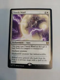 Timely Ward Commander: Wilds of Eldraine Regular - Image 1