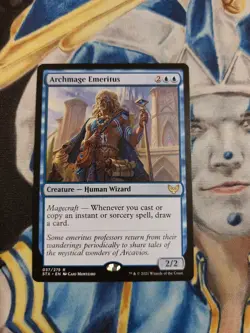 Archmage Emeritus MTG Strixhaven: School of Mages Blue Rare Pack Fresh NM-M x1 - Image 1