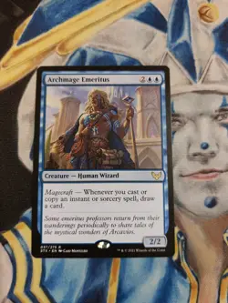 Archmage Emeritus MTG Strixhaven: School of Mages Blue Rare Pack Fresh NM-M x1 - Image 2