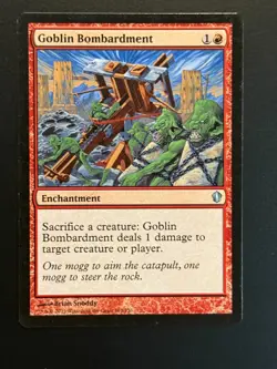 MTG - Goblin Bombardment - Commander 2013 Set - 1x NM (Magic: The Gathering) - Image 1
