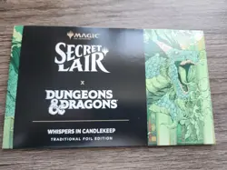 MTG Secret Lair Dungeons and Dragons: Whispers In Candlekeep Foil. Sealed New - Image 1