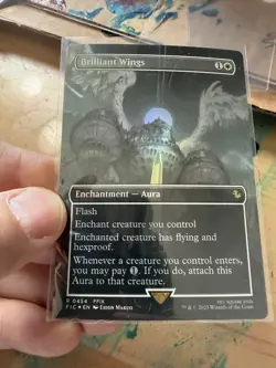 Brilliant Wings (Borderless) Commander: Final Fantasy Foil - Image 1
