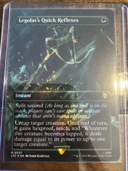 Legolas's Quick Reflexes (Borderless Surge Foil) Commander:Tales of Middle-Earth - Image 1