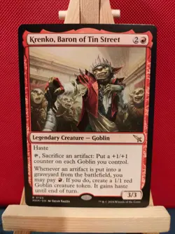 Krenko, Baron of Tin Street - Murders at Karlov Manor - Rare - NM - MTG - Image 1