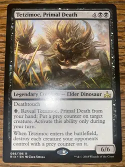 Tetzimoc, Primal Death Rivals of Ixalan Foil - Image 1