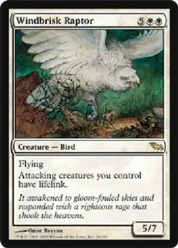 Windbrisk Raptor Shadowmoor MtG NM - Image 1