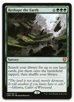Reshape the Earth #249 (NM) Commander Legends CMR Magic MTG - Image 1
