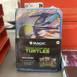 Magic The Gathering TEENAGE MUTANT NINJA TURTLES Tins Set OF 3!! - Image 2