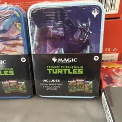 Magic The Gathering TEENAGE MUTANT NINJA TURTLES Tins Set OF 3!! - Image 3
