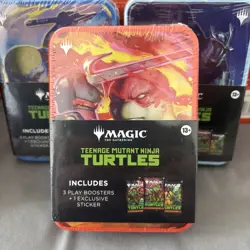 Magic The Gathering TEENAGE MUTANT NINJA TURTLES Tins Set OF 3!! - Image 4