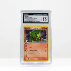 2005 EX Delta Species Pokemon Larvitar Donald Duck Mag 49 Rare 73 CGC 10 - Image 2