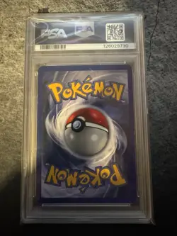 Pokemon TCG Alakazam Holo Rare 1/102 Base Set 1999 Wizards PSA 6 - Image 2