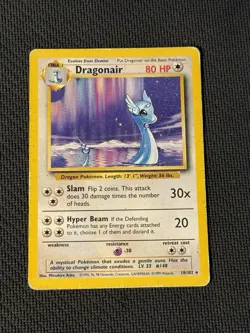 Dragonair 18/102 Pokemon Base Set Unlimited (HP) - Image 1