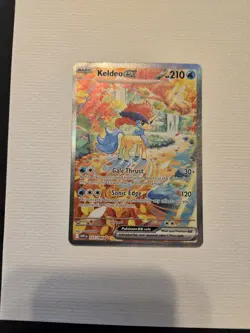 Pokemon Keldeo EX 167/086 SV11W White Flare Holo Rare 210 HP Gale Thrust - Image 1