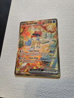Pokemon Keldeo EX 167/086 SV11W White Flare Holo Rare 210 HP Gale Thrust - Image 5