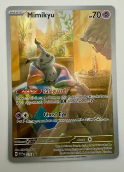 Pokemon TCG - Mimikyu SVP 075 Scarlet & Violet Black Star Promo Paldean Fates NM - Image 1