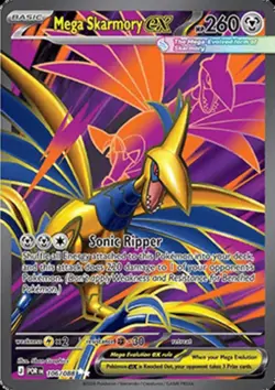 Pokemon TCG Mega Skarmory EX 105/88 | Perfect Order | Full Art Ultra Rare | NM/M - Image 1