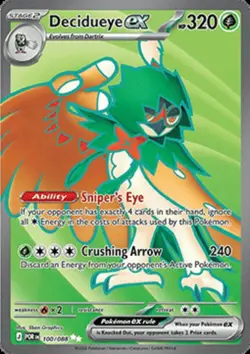 Pokemon TCG Decidueye EX 100/88 | Perfect Order | Full Art Ultra Rare | NM/M - Image 1