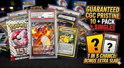 💎 POKEMON MYSTERY BOX! Guaranteed CGC PRISTINE 10 + MORE! 1/3 Win EXTRA Slab! - Image 1