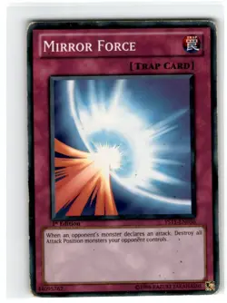 Yu-Gi-Oh! Mirror Force Common YS11-EN036 Heavily Played 1st Edition - Image 1