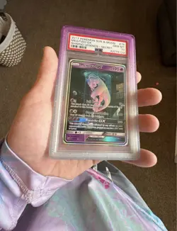 Pokemon Mewtwo GX 78/73 Shining Legends Secret Rare Holo PSA 10 - Image 2