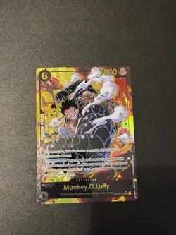 One Piece MONKEY.D.LUFFY Sec Royal Blood Alt Art OP10-118 Parallel English Luffy - Image 5