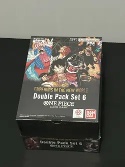 One Piece TCG English OP-09 Emperors in the New World Double Pack Display SEALED - Image 1