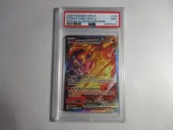 PSA 9 Rocket's Moltres Special Illustration Rare Destined Rivals Pokemon Card - Image 1
