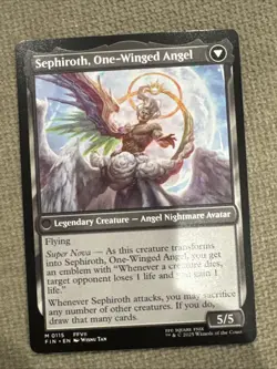 MTG Sephiroth Fabled Soldier Final Fantasy Regular Card NM Condition - Image 2