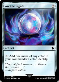 X 1 Arcane Signet NM-M FINAL FANTASY 332 MTG Magic The Gathering - Image 1