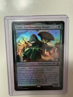 Magic: The Gathering Toph, Earthbending Master TLE145 Legendary Foil English - Image 1