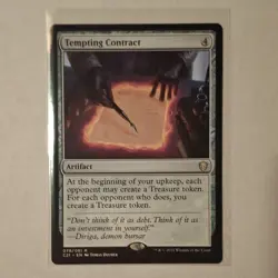 Wizards of the Coast MTG Tempting Contract Rare Artifact Commander 2021 78 - Image 1