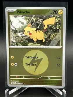 Pokemon TCG Pikachu 55/217 Ascended Heroes Lightning Stamp Holo NM - Image 1