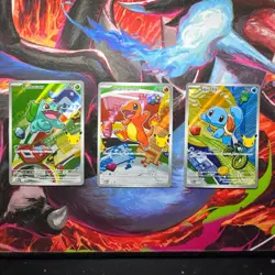 Pokemon TCG First Partner Illustration Collection Series 1 Kanto GEN 1 Starters - Image 1