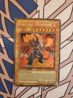 Yugioh! Volcanic Doomfire CT04-EN004 Secret Rare Limited Edition - Image 1