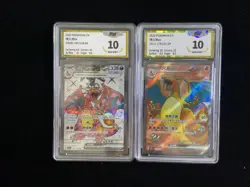 2025 Pokemon TCG S-CHN CSV5C 145/129 175/151 SR Charizard Ex PGS 10 Lot*2 LU57 - Image 1