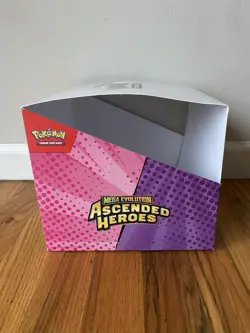 Pokemon TCG Ascended Heroes Tech Sticker Collection Display Box EMPTY NO PACKS - Image 3