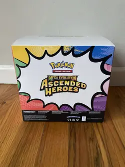 Pokemon TCG Ascended Heroes Tech Sticker Collection Display Box EMPTY NO PACKS - Image 4