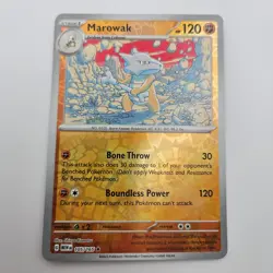 Marowak Reverse Holo Rare 151 105/165 NM Pokemon TCG - Image 1