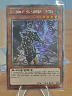 Yu-Gi-Oh! Legendary Six Samurai - Kizan (Platinum Secret Rare) - Image 1