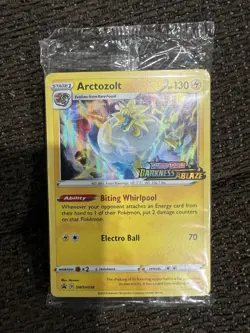 Pokemon Darkness Ablaze Arctozolt Holo Black Star Promo SWSH036 Sealed NM - Image 1