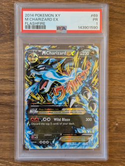 2014 Pokemon XY Flashfire PSA 1 M Charizard EX Mega Holo #69 FRESH CASE SLAB - Image 1