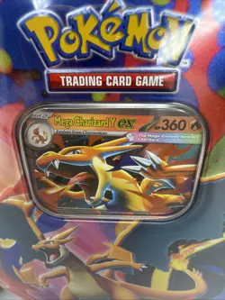 Mega Charizard X & Y Ex Tins Set of 2 New/Factory Sealed Pokemon TCG - Image 3