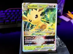 LEAFEON VSTAR PROMO HOLO SWSH195 SWORD & SHIELD PROMO POKEMON NM - Image 1
