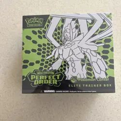Perfect Order Pokemon Center Elite Trainer Box ETB Mega Evolution Pokemon - Image 1