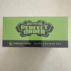 Perfect Order Pokemon Center Elite Trainer Box ETB Mega Evolution Pokemon - Image 4