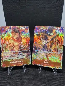 Set Ace And Sabo Illustration Box Promos One Piece TCG English Nm - Image 1